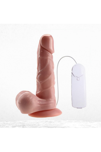 D-3 17.5 CM BEYAZ KUMANDALI DİLDO VİBRATÖR&hellip;