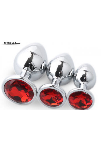 Anal Plug S-M-L 3'lü Set