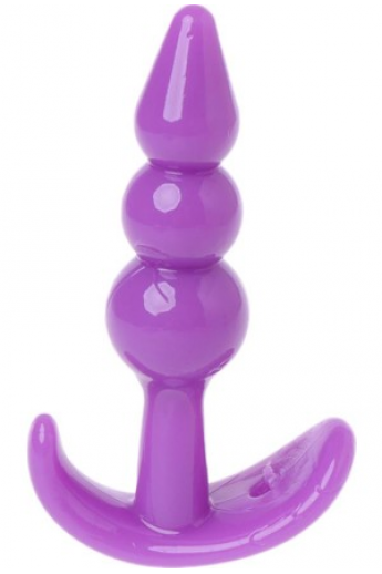 T Boğumlu Silikon Anal Plug