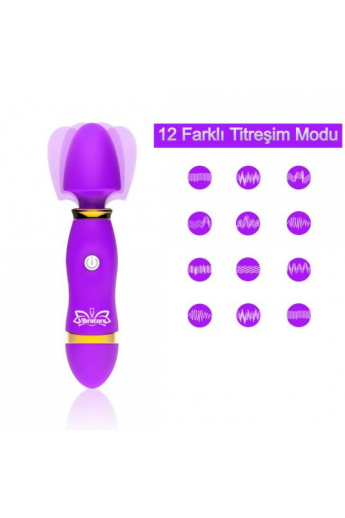 12 Fonksiyon Titreşimli Masajlı G-spot Vibratör
