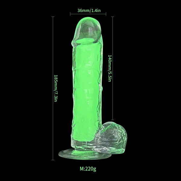 D-14 FOSFORLU DİLDO 18.5 X 3.6 FD-1&hellip;