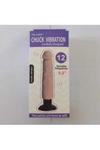 TOP NOTCH 25 CM TİTREŞİMLİ DİLDO